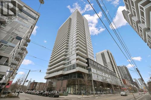 2104 - 20 Tubman Avenue, Toronto, ON - Outdoor With Balcony With Facade