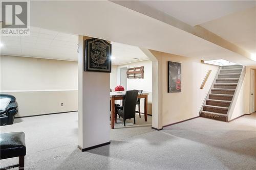 View of carpeted home office - 362 Blair Road, Cambridge, ON - Indoor Photo Showing Other Room