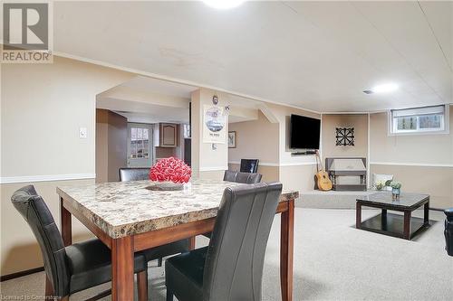 Dining space with light carpet - 362 Blair Road, Cambridge, ON - Indoor Photo Showing Dining Room