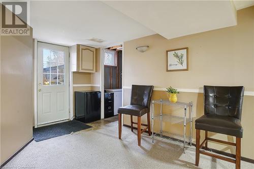 Sitting room featuring light carpet - 362 Blair Road, Cambridge, ON - Indoor