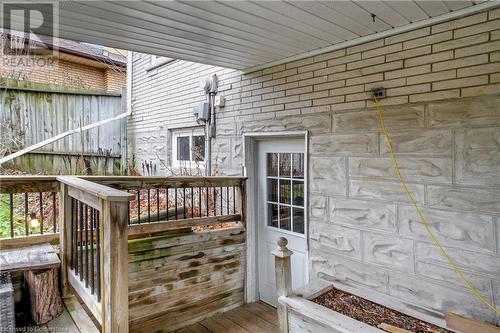 View of wooden terrace - 362 Blair Road, Cambridge, ON - Outdoor With Deck Patio Veranda With Exterior