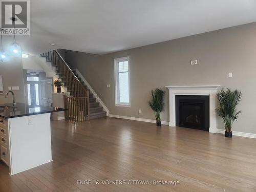 134 Lavatera Street, Ottawa, ON - Indoor Photo Showing Living Room With Fireplace