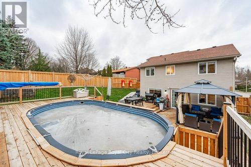 14 Primrose Lane, Guelph (Willow West/Sugarbush/West Acres), ON - Outdoor With Above Ground Pool With Deck Patio Veranda With Backyard