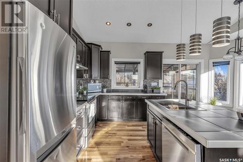 84 Jack Matheson Crescent, Prince Albert, SK - Indoor Photo Showing Kitchen With Stainless Steel Kitchen With Double Sink With Upgraded Kitchen