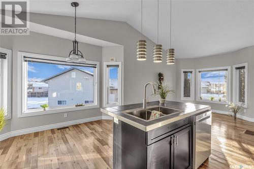 84 Jack Matheson Crescent, Prince Albert, SK - Indoor Photo Showing Kitchen With Double Sink