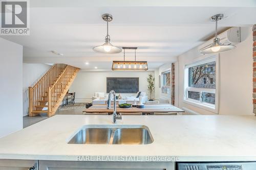 #5 - 2B Minto Street, Toronto, ON - Indoor Photo Showing Kitchen With Double Sink