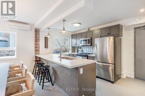 #5 - 2B Minto Street, Toronto, ON - Indoor Photo Showing Kitchen With Stainless Steel Kitchen With Double Sink