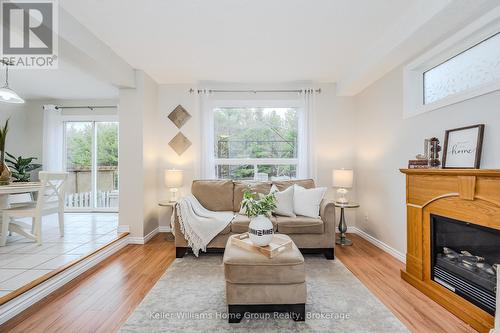 52 Carrington Place, Guelph (Kortright West), ON - Indoor Photo Showing Living Room With Fireplace