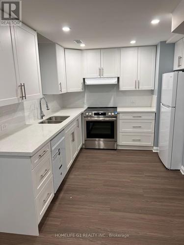 57 Herwitt Crescent, Ajax, ON - Indoor Photo Showing Kitchen With Double Sink