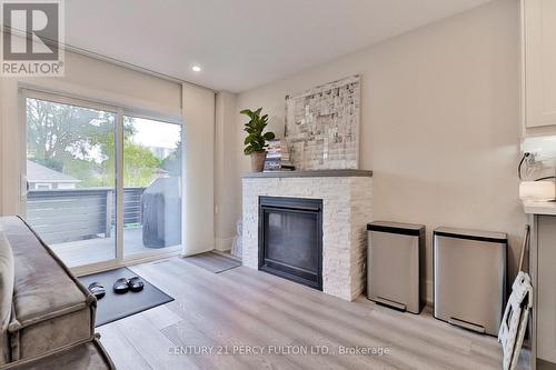 Main2Nd - 23 Pitt Avenue, Toronto, ON - Indoor Photo Showing Living Room With Fireplace