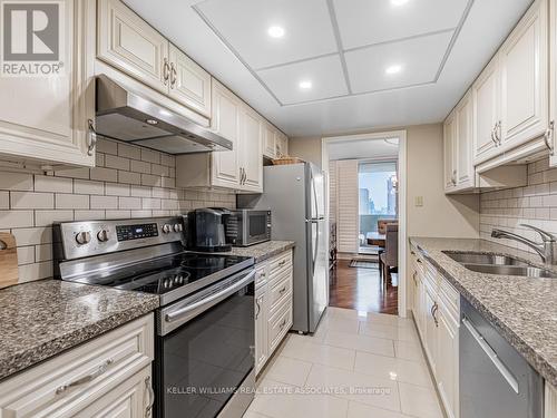 804 - 95 La Rose Avenue, Toronto, ON - Indoor Photo Showing Kitchen With Double Sink