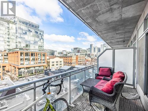 607 - 20 Stewart Street, Toronto, ON - Outdoor With Balcony With Exterior