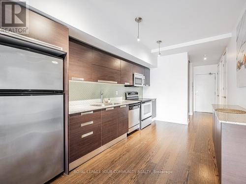 607 - 20 Stewart Street, Toronto, ON - Indoor Photo Showing Kitchen With Stainless Steel Kitchen