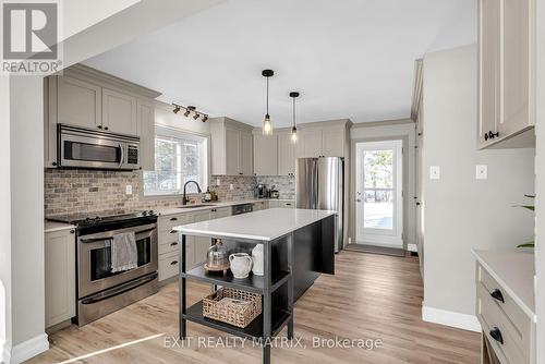 2004 Route 700 W Road, The Nation, ON - Indoor Photo Showing Kitchen With Stainless Steel Kitchen With Upgraded Kitchen