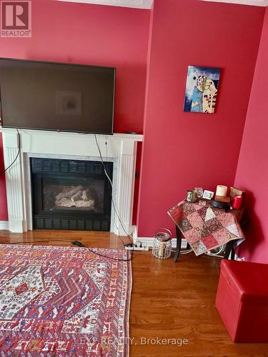 8 Mary Gapper Crescent, Richmond Hill, ON - Indoor Photo Showing Living Room With Fireplace