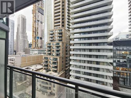 1108 - 45 Charles Street E, Toronto, ON - Outdoor With Balcony With Facade