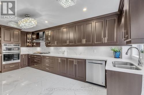 345 Old Harwood Avenue, Ajax, ON - Indoor Photo Showing Kitchen With Double Sink