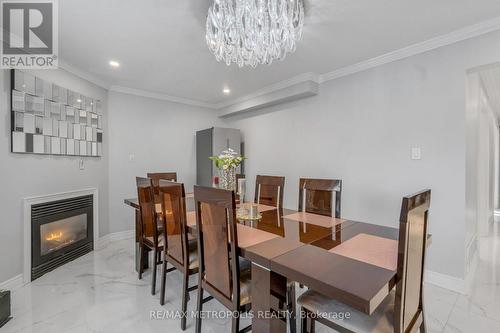 345 Old Harwood Avenue, Ajax, ON - Indoor Photo Showing Dining Room With Fireplace