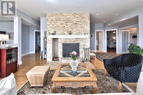 807035 25Th Side Road, Grey Highlands, ON - Indoor Photo Showing Other Room With Fireplace