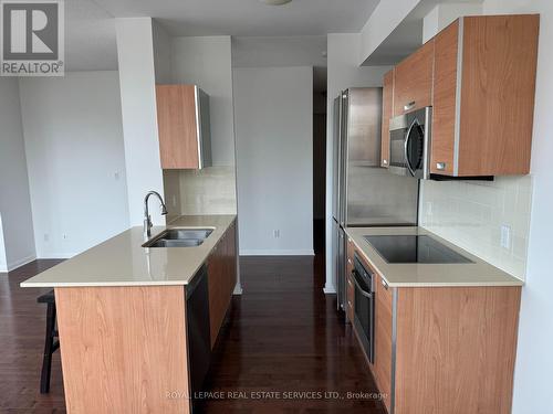 1004 - 3391 Bloor Street W, Toronto, ON - Indoor Photo Showing Kitchen With Double Sink