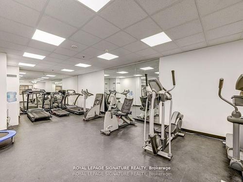 1411-4 Lisa St, Brampton, ON - Indoor Photo Showing Gym Room