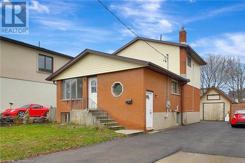 View of front of house with an outbuilding - 24 Crombie Street, Cambridge, ON - Outdoor