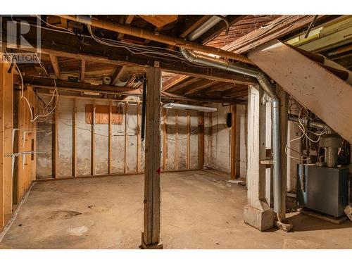 1415 Neilson Street, Trail, BC - Indoor Photo Showing Basement