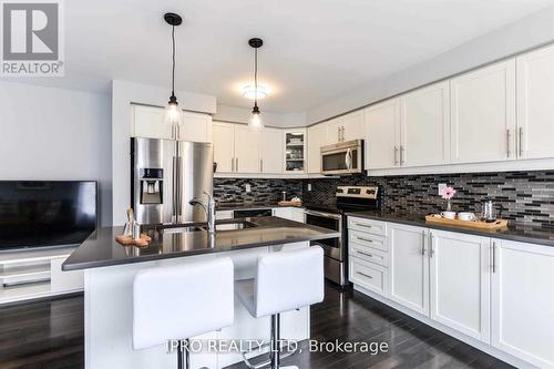 Upper - 1039 Diefenbaker Street, Milton, ON - Indoor Photo Showing Kitchen With Stainless Steel Kitchen With Upgraded Kitchen