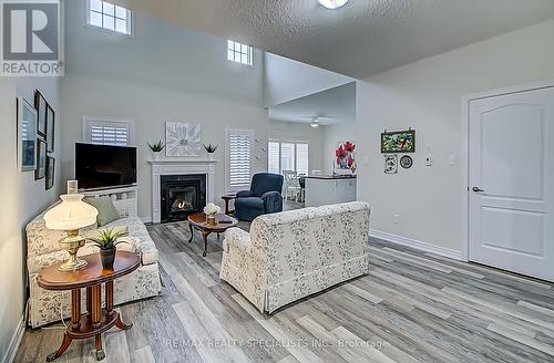 4 Alamode Road, Brampton, ON - Indoor Photo Showing Living Room With Fireplace