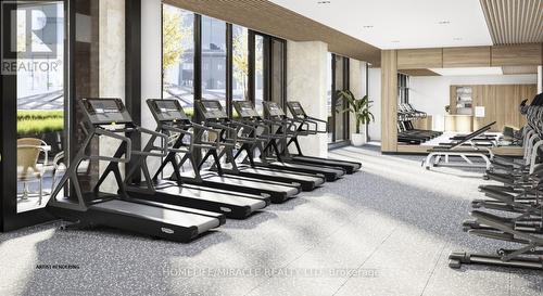 1601 - 10 Graphophone Grove, Toronto, ON - Indoor Photo Showing Gym Room