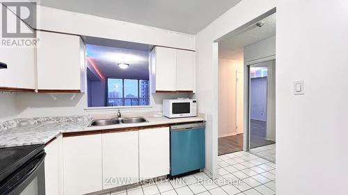 1608 - 430 Mclevin Avenue, Toronto, ON - Indoor Photo Showing Kitchen With Double Sink