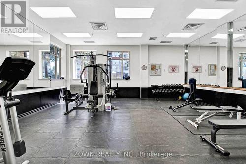 1608 - 430 Mclevin Avenue, Toronto, ON - Indoor Photo Showing Gym Room