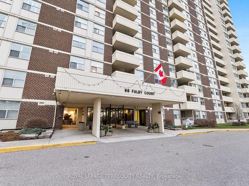 304-66 Falby Crt E, Ajax, ON - Outdoor With Balcony With Facade