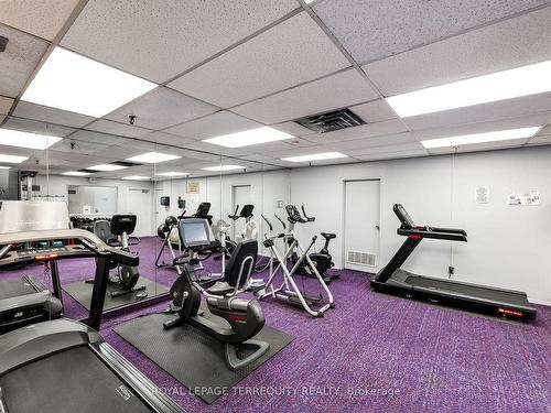 304-66 Falby Crt E, Ajax, ON - Indoor Photo Showing Gym Room