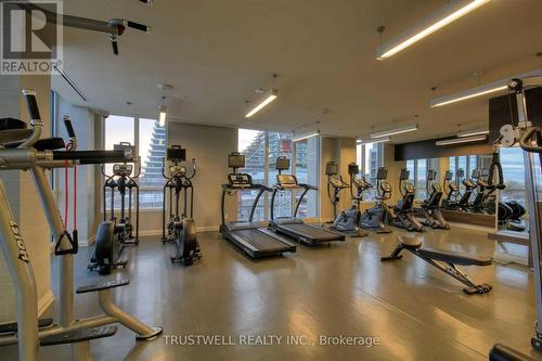 1002 - 59 Annie Craig Drive, Toronto, ON - Indoor Photo Showing Gym Room