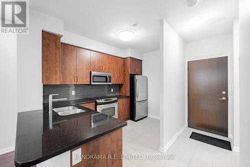 314 - 215 Sherway Gardens Road, Toronto, ON - Indoor Photo Showing Kitchen With Stainless Steel Kitchen With Double Sink