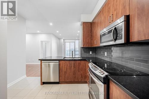 314 - 215 Sherway Gardens Road, Toronto, ON - Indoor Photo Showing Kitchen With Stainless Steel Kitchen