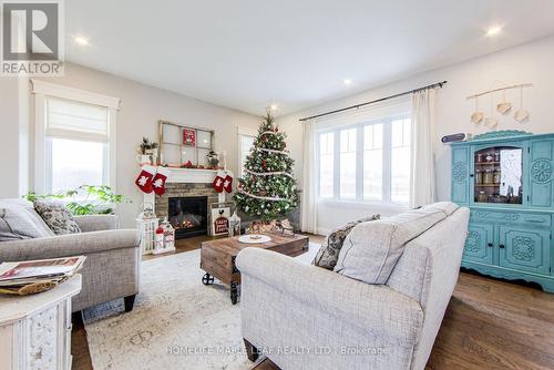 938666 Airport Road, Mulmur, ON - Indoor Photo Showing Living Room With Fireplace