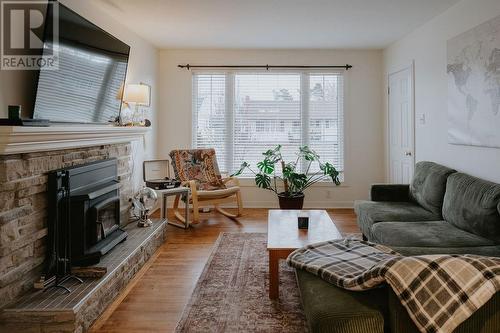 12 Hawker Crescent, Gander, NL - Indoor Photo Showing Living Room With Fireplace