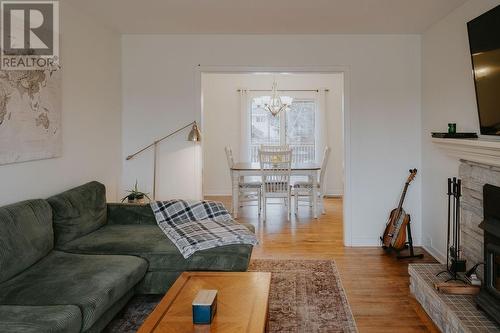 12 Hawker Crescent, Gander, NL - Indoor Photo Showing Living Room With Fireplace