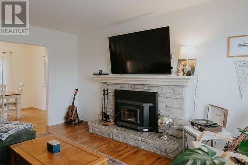 12 Hawker Crescent, Gander, NL - Indoor Photo Showing Living Room With Fireplace