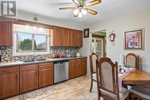 2874 Jos St. Louis, Windsor, ON - Indoor Photo Showing Kitchen With Double Sink