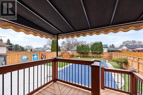 2874 Jos St. Louis, Windsor, ON - Outdoor With Deck Patio Veranda With Exterior