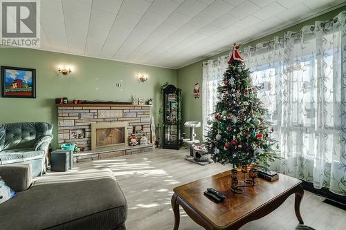 14 Recreation Road, Spaniards Bay, NL - Indoor Photo Showing Living Room With Fireplace