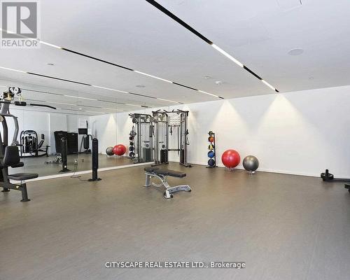 505 - 32 Trolley Crescent, Toronto, ON - Indoor Photo Showing Gym Room