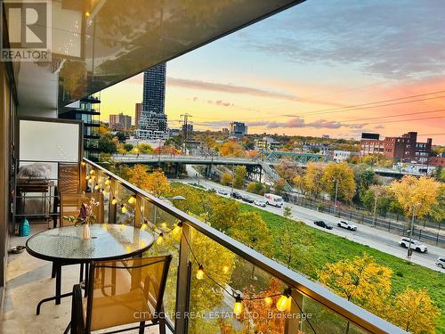 505 - 32 Trolley Crescent, Toronto, ON - Outdoor With Balcony With View