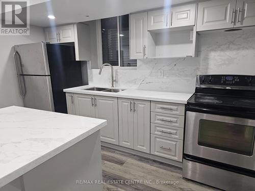 Basemen - 54 Jordensen Drive, Brampton, ON - Indoor Photo Showing Kitchen With Double Sink