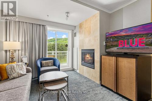 377 - 220 Gord Canning Drive, Blue Mountains (Blue Mountain Resort Area), ON - Indoor Photo Showing Living Room With Fireplace