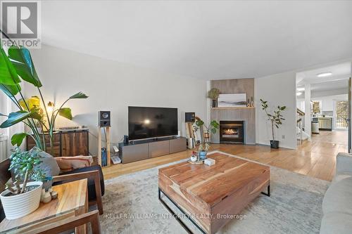 4 - 249 Garneau Street, Ottawa, ON - Indoor Photo Showing Living Room With Fireplace