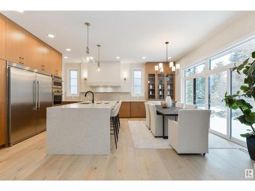 6A Marlboro Rd Nw, Edmonton, AB - Indoor Photo Showing Kitchen With Upgraded Kitchen